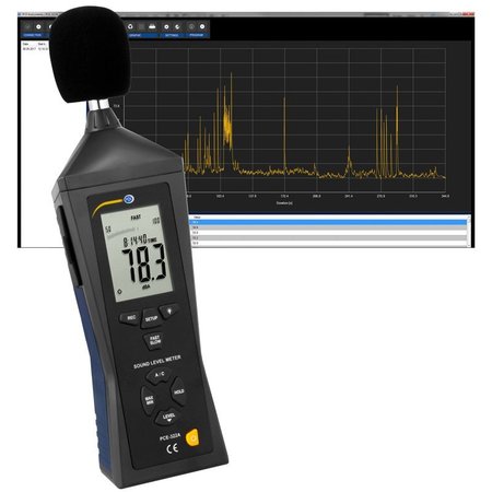 Pce Instruments Digital Sound Level Meter, incl. LEQ-Software PCE-322ALEQ